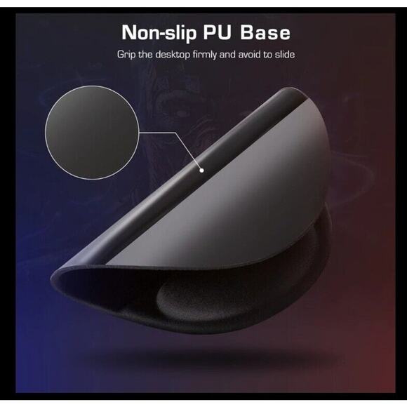 Ergonomic Mouse Pad With Gel Wrist Rest Support US07 VicTsing - Picture 4 of 10